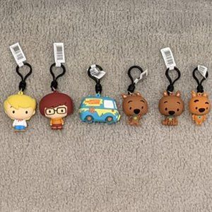 Scooby Doo Chibi Figural Bag Clips